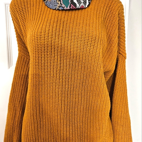 Chunky ribbed crew neck sweater - Picture 1 of 7